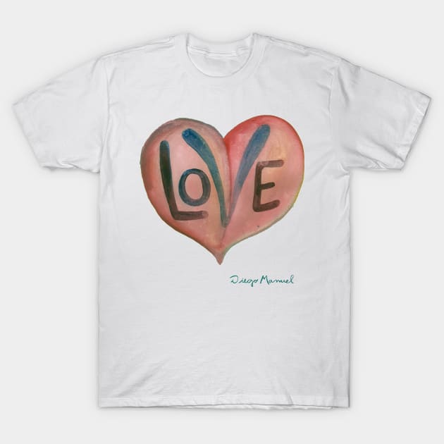 Love T-Shirt by diegomanuel